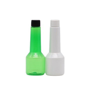 Bouteille en plastique à long cou vert 100 ml vert transparent